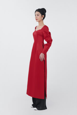 Puff Sleeves Ao Dai 2