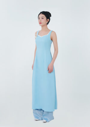 Sleeveless Cape Ao Dai