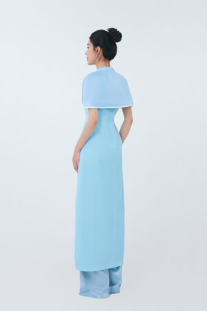 Sleeveless Cape Ao Dai 4