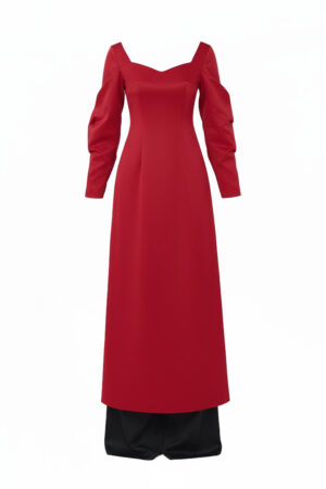 Puff Sleeves Ao Dai