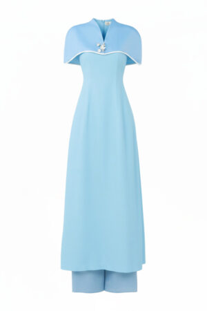 Sleeveless Cape Ao Dai
